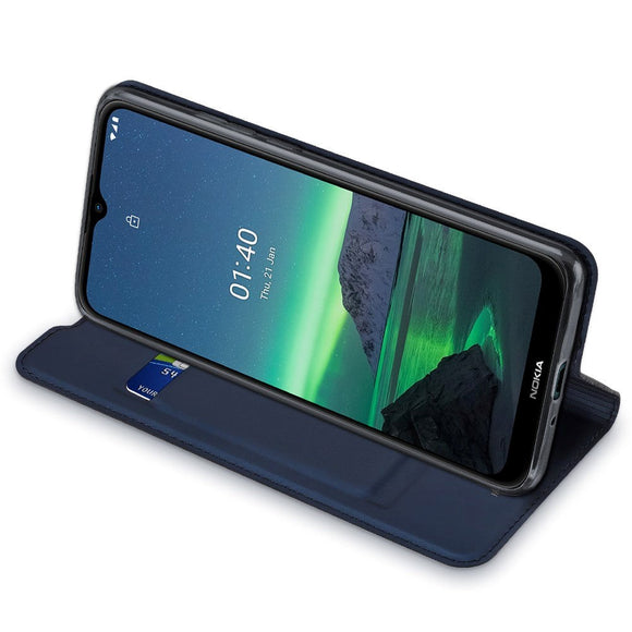 Nokia 1.4 DUX DUCIS Skin Pro Series Thin Wallet - Blå