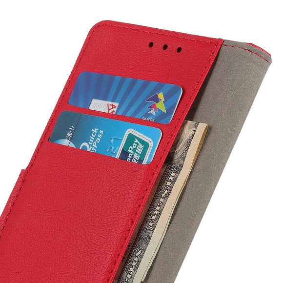 Nokia C2 2nd Edition PU Læder Cover m. Pung - Rød