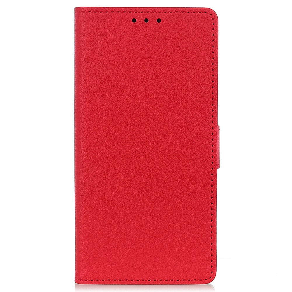 Nokia C2 2nd Edition PU Læder Cover m. Pung - Rød