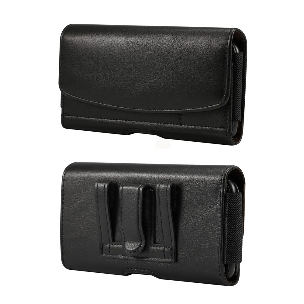 Soft Pouch Bag cover - Bæltetaske Sort - (Maks. Mobil: 170 x 87 x 18 mm)