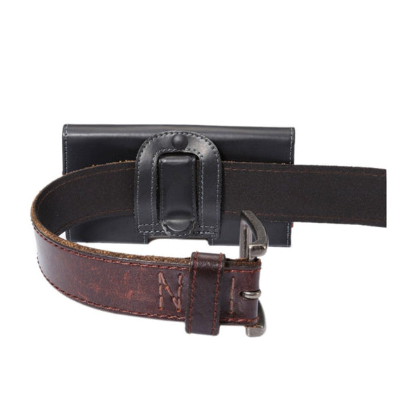 Pouch Bag cover - Bæltetaske Sort - (Maks. Mobil: 170 x 82 x 18 mm)