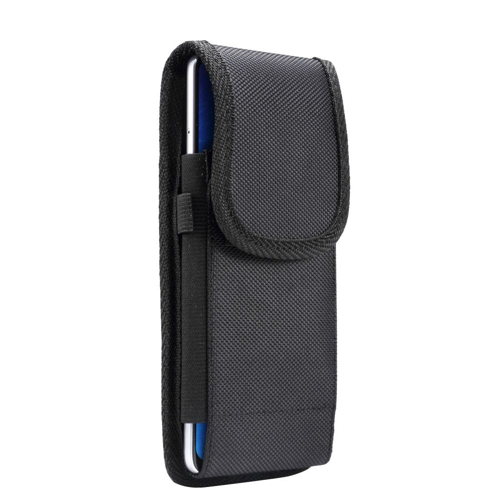 Universal Oxford Cloth Bæltetaske Til Mobil - Sort - (Maks. Mobil: 165 x 80 x 15 mm)