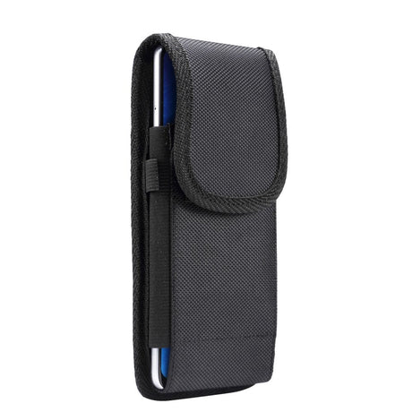 Universal Oxford Cloth Bæltetaske Til Mobil - Sort - (Maks. Mobil: 165 x 80 x 15 mm)
