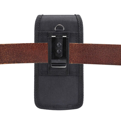 Universal Oxford Cloth Bæltetaske Til Mobil - Sort - (Maks. Mobil: 165 x 80 x 15 mm)