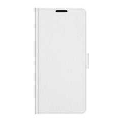 TCL 20 SE Blankt Læder Flip Cover m. Pung - Hvid