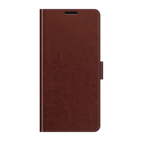 TCL 20 SE Blankt Læder Flip Cover m. Pung - Brun