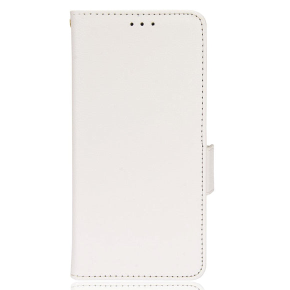 TCL 20L Ultra Litchi Læder Cover m. Pung - Hvid