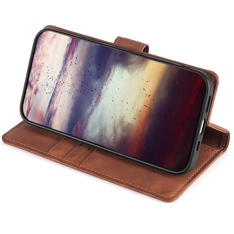 TCL 20L Krokodille Læder Cover m. Pung - Brun