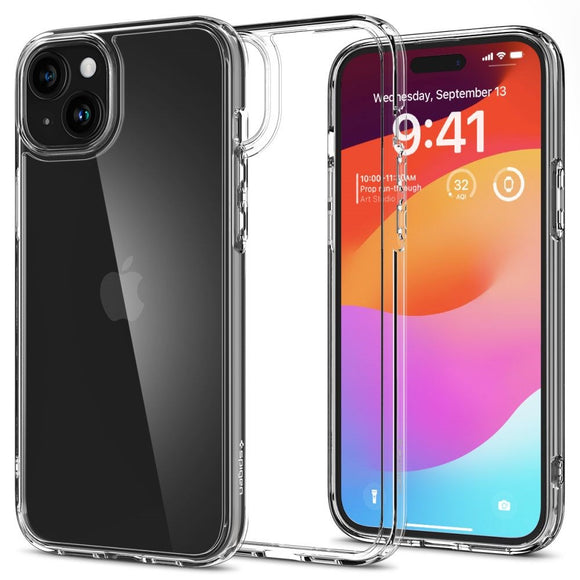 iPhone 15 Spigen Ultra Hybrid Cover - Gennemsigtig