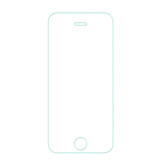 iPhone SE / 5 / 5S Hærdet Glas Skærmbeskyttelse - Case Friendly - Gennemsigtig