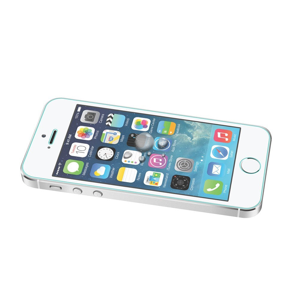 iPhone SE / 5 / 5S Hærdet Glas Skærmbeskyttelse - Case Friendly - Gennemsigtig