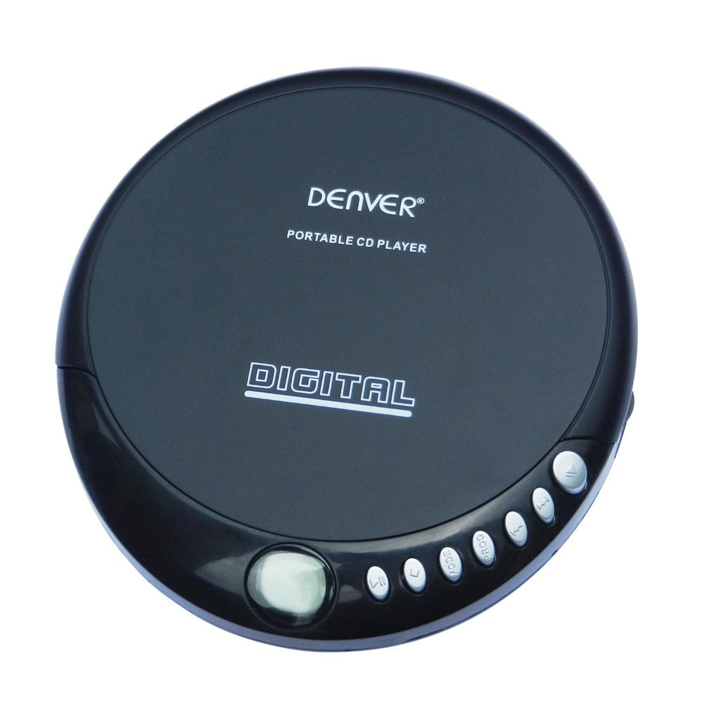 Denver DM-24MK2 Bærbar CD Afspiller m. Høretelefoner - Sort