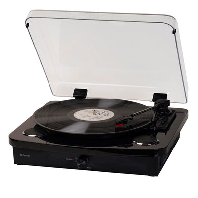 Denver VPL-230 Pladespiller m. 2 x 10W Indbyggede Højtalere - Sort