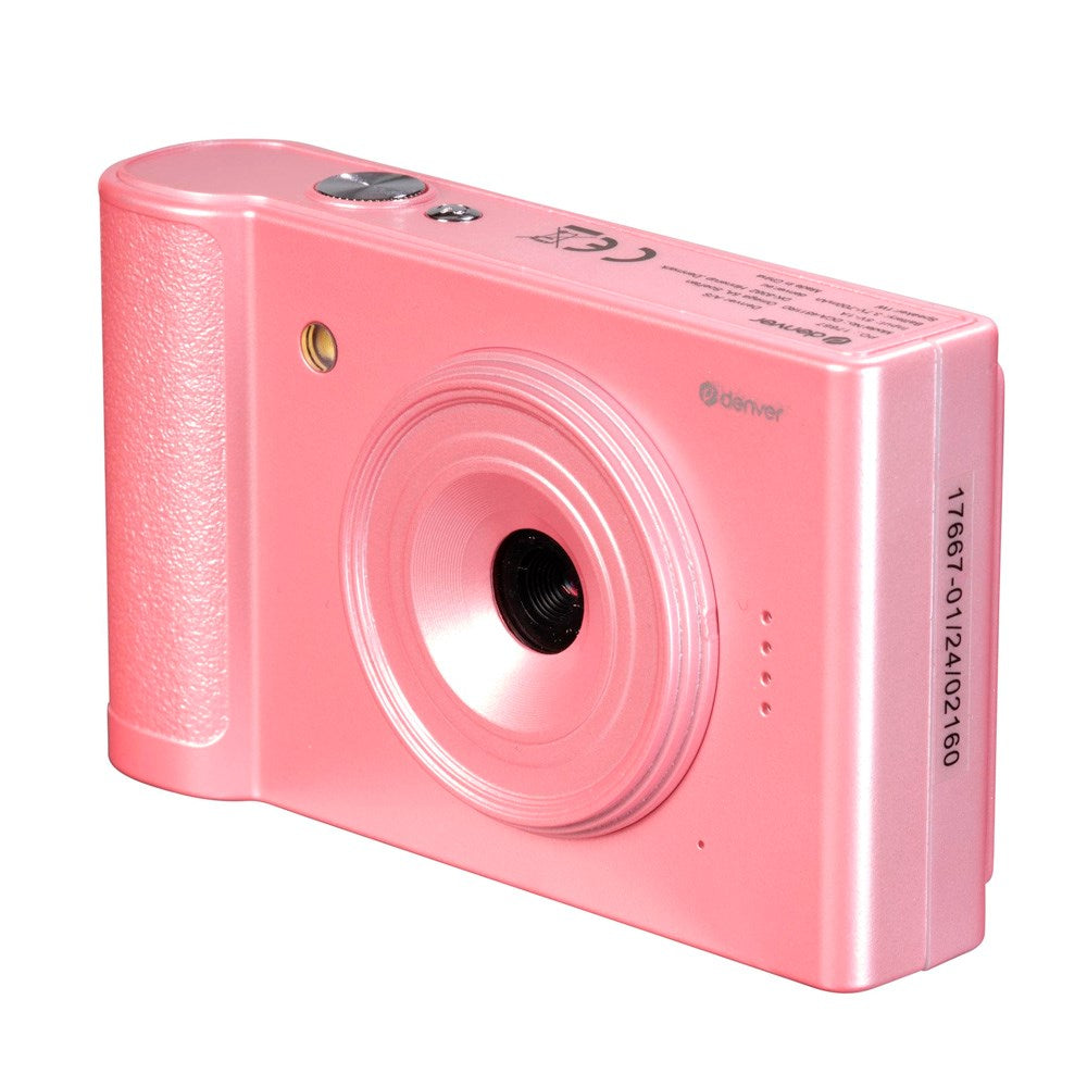 Denver Digital Kamera - 5 Megapixel & 2.8" LCD Skærm - Lyserød