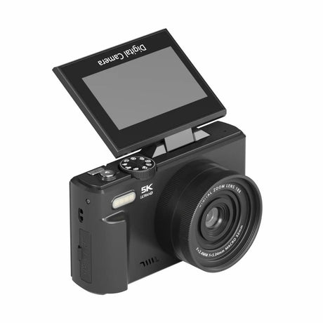 Denver Digital Kamera m. 3" IPS Flipskærm - 16 MP CMOS - Autofokus / Slow Motion / Time Lapse - Sort