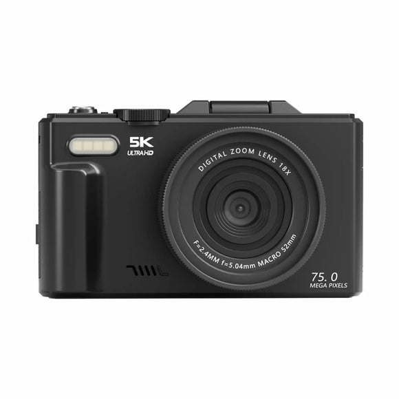 Denver Digital Kamera m. 3" IPS Flipskærm - 16 MP CMOS - Autofokus / Slow Motion / Time Lapse - Sort