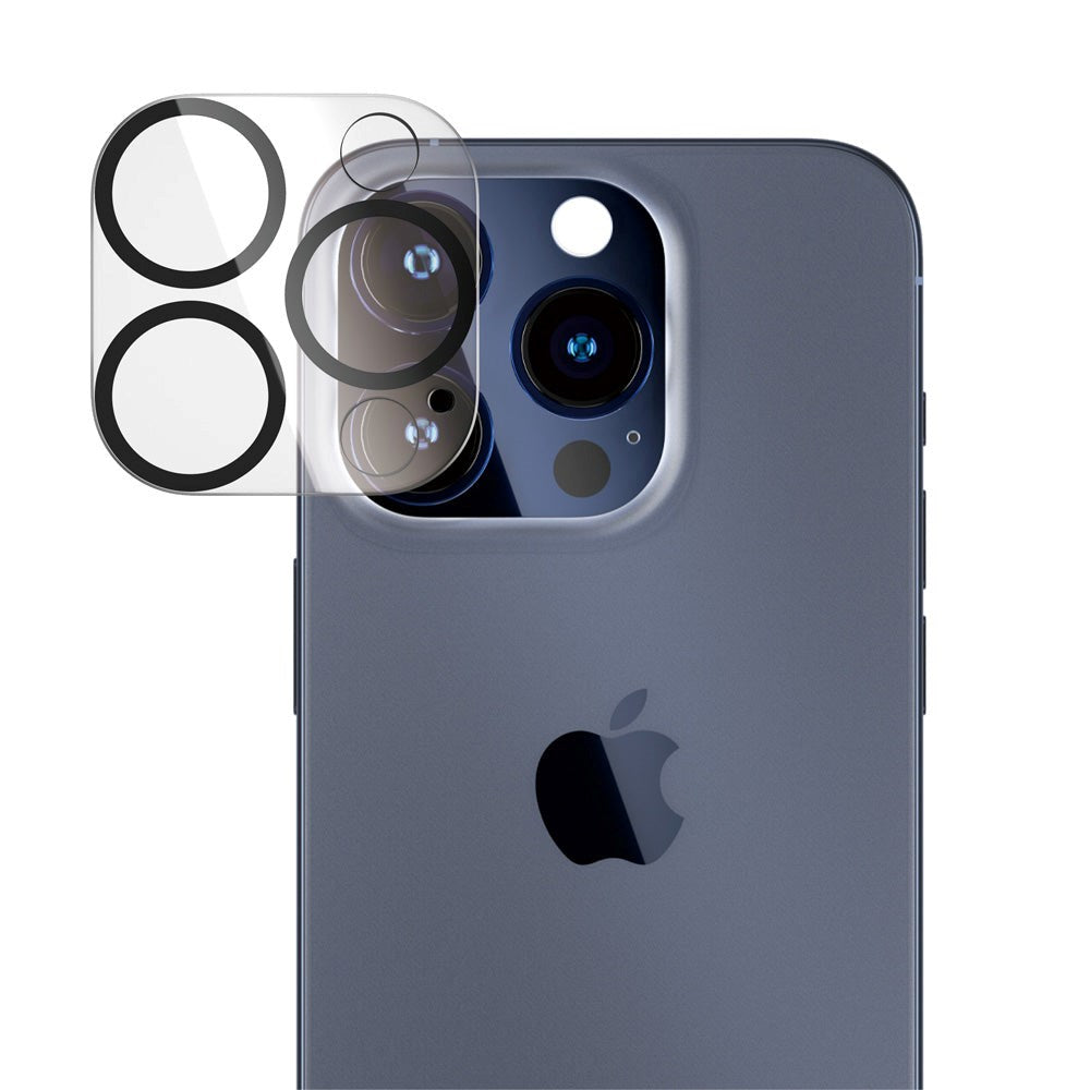 iPhone 15 Pro / 15 Pro Max PanzerGlass PicturePerfect - Kamerabeskyttelse - Gennemsigtig / Sort