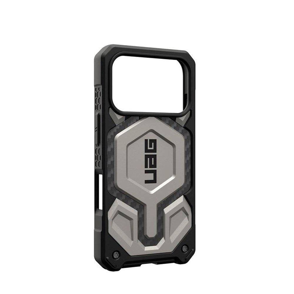 iPhone 17 Pro UAG Monarch Pro Cover - MagSafe Kompatibel - Titanium
