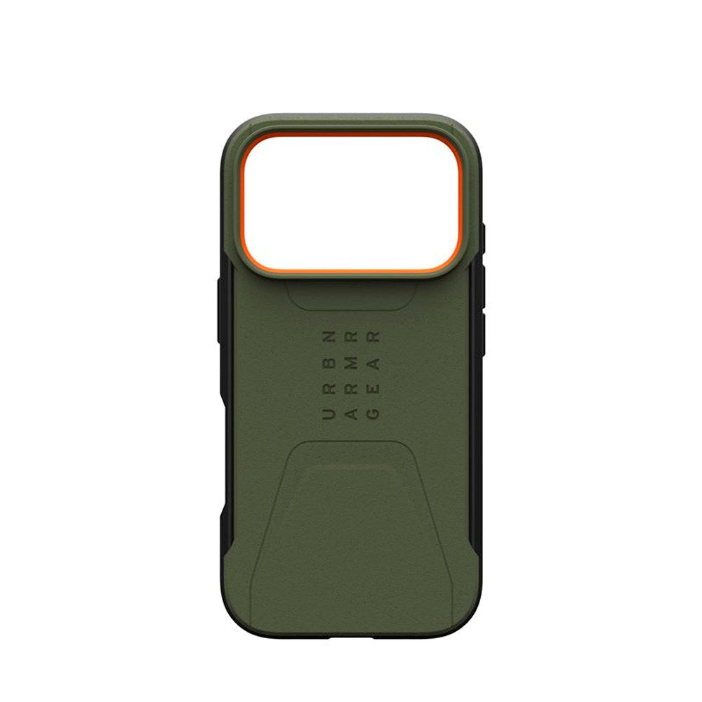 iPhone 17 Pro UAG Civilian Cover - MagSafe Kompatibel - Grøn / Orange