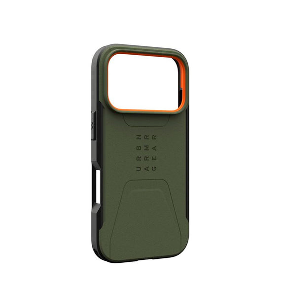 iPhone 17 Pro UAG Civilian Cover - MagSafe Kompatibel - Grøn / Orange