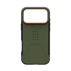 iPhone 17 Pro Max UAG Civilian Cover - MagSafe Kompatibel - Grøn / Orange