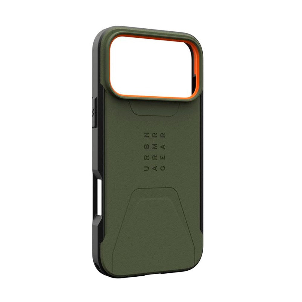 iPhone 17 Pro Max UAG Civilian Cover - MagSafe Kompatibel - Grøn / Orange