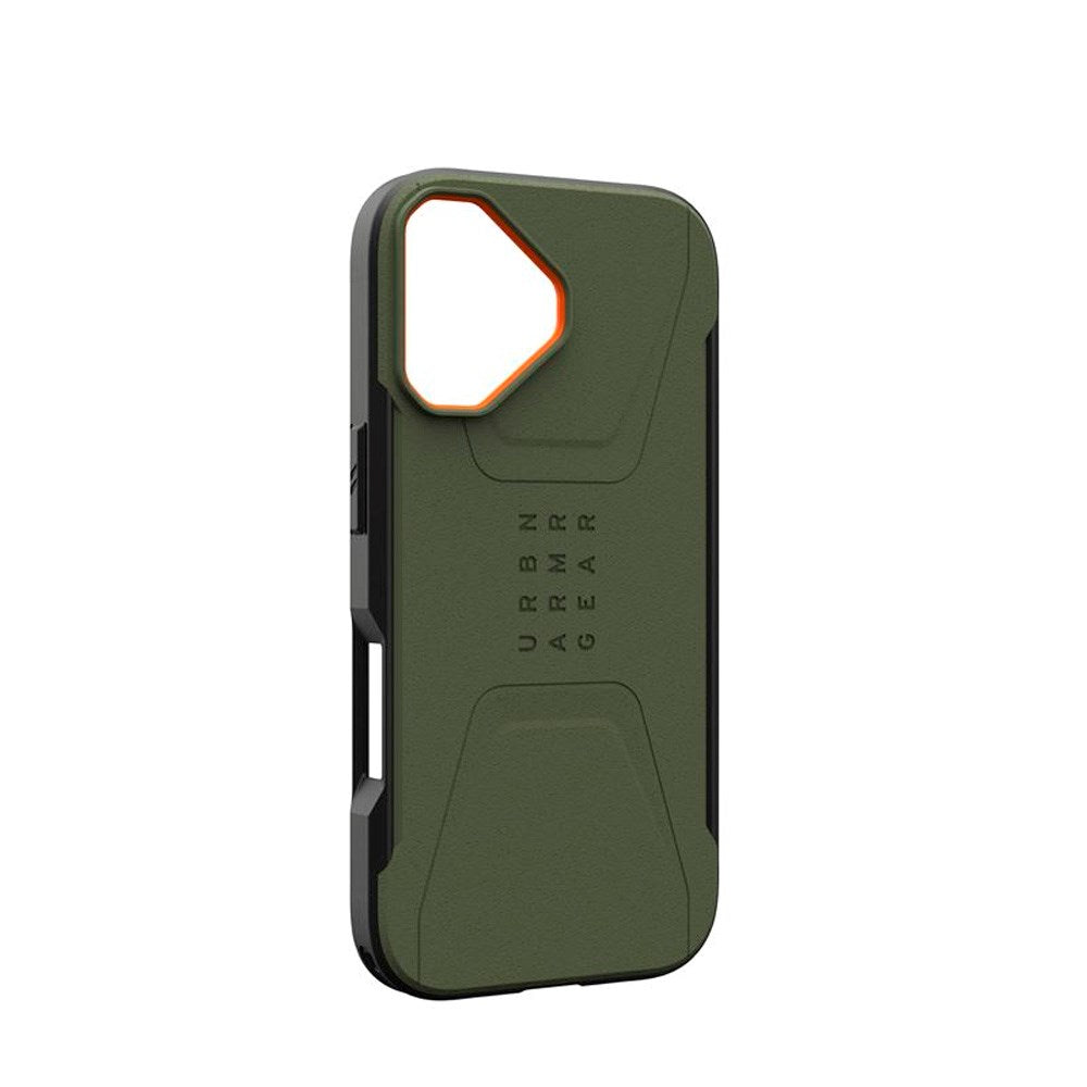iPhone 17 UAG Civilian Cover - MagSafe Kompatibel - Grøn / Orange
