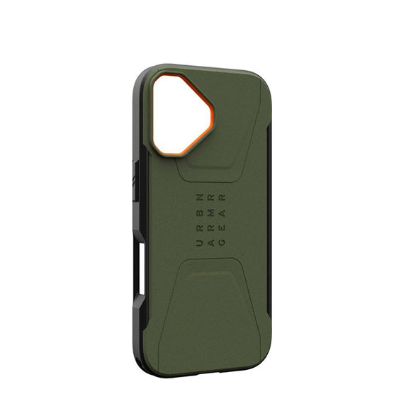iPhone 17 UAG Civilian Cover - MagSafe Kompatibel - Grøn / Orange