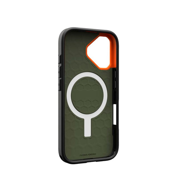 iPhone 17 UAG Civilian Cover - MagSafe Kompatibel - Grøn / Orange
