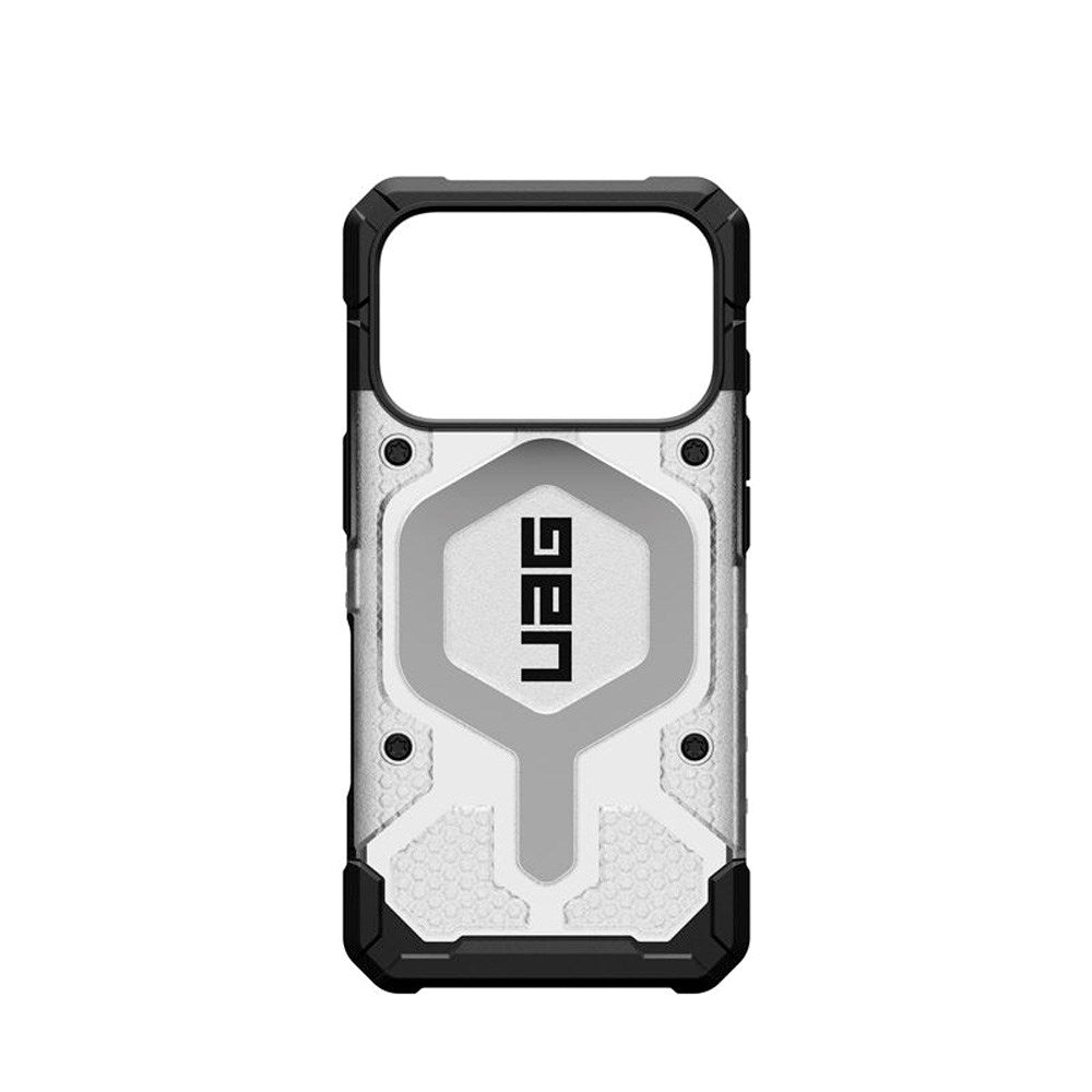 iPhone 17 Pro UAG Pathfinder Clear Cover - MagSafe Kompatibel - Gennemsigtig / Sort