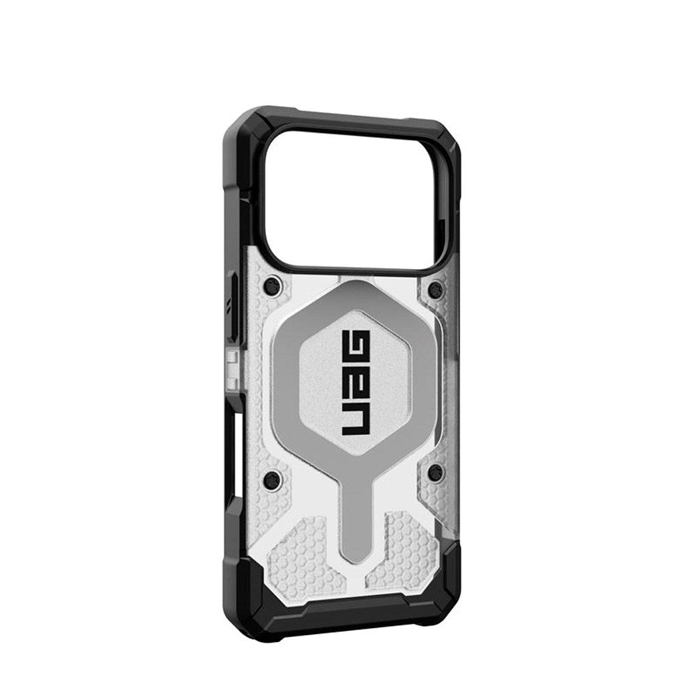 iPhone 17 Pro UAG Pathfinder Clear Cover - MagSafe Kompatibel - Gennemsigtig / Sort