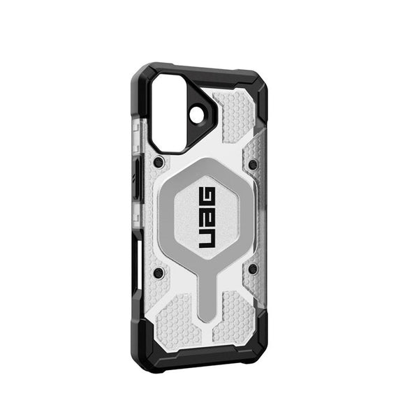 iPhone 17 UAG Pathfinder Clear Cover - MagSafe Kompatibel - Gennemsigtig / Sort