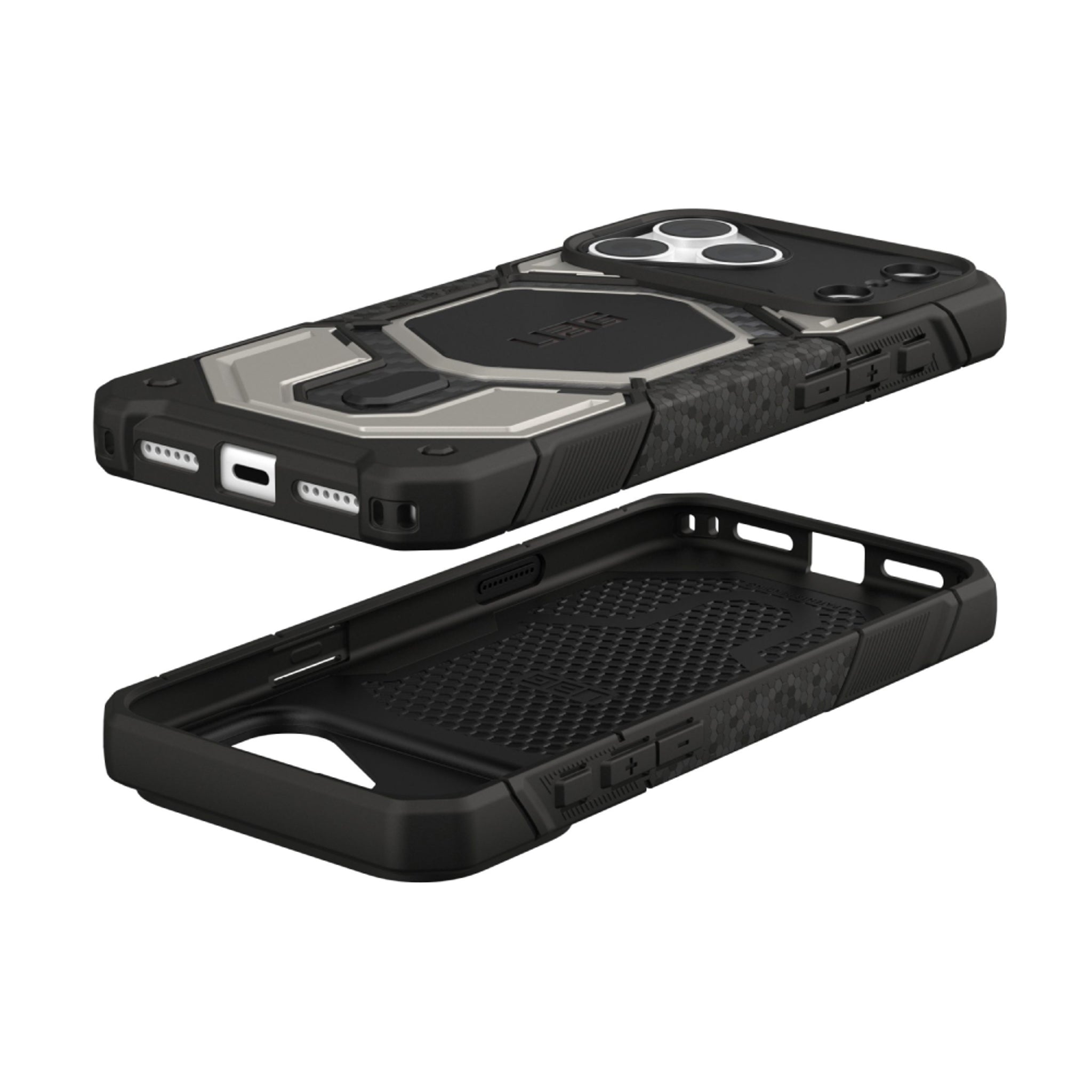 iPhone 18 Pro Max / 17 Pro Max UAG Monarch Pro Cover - MagSafe Kompatibel - Titanium