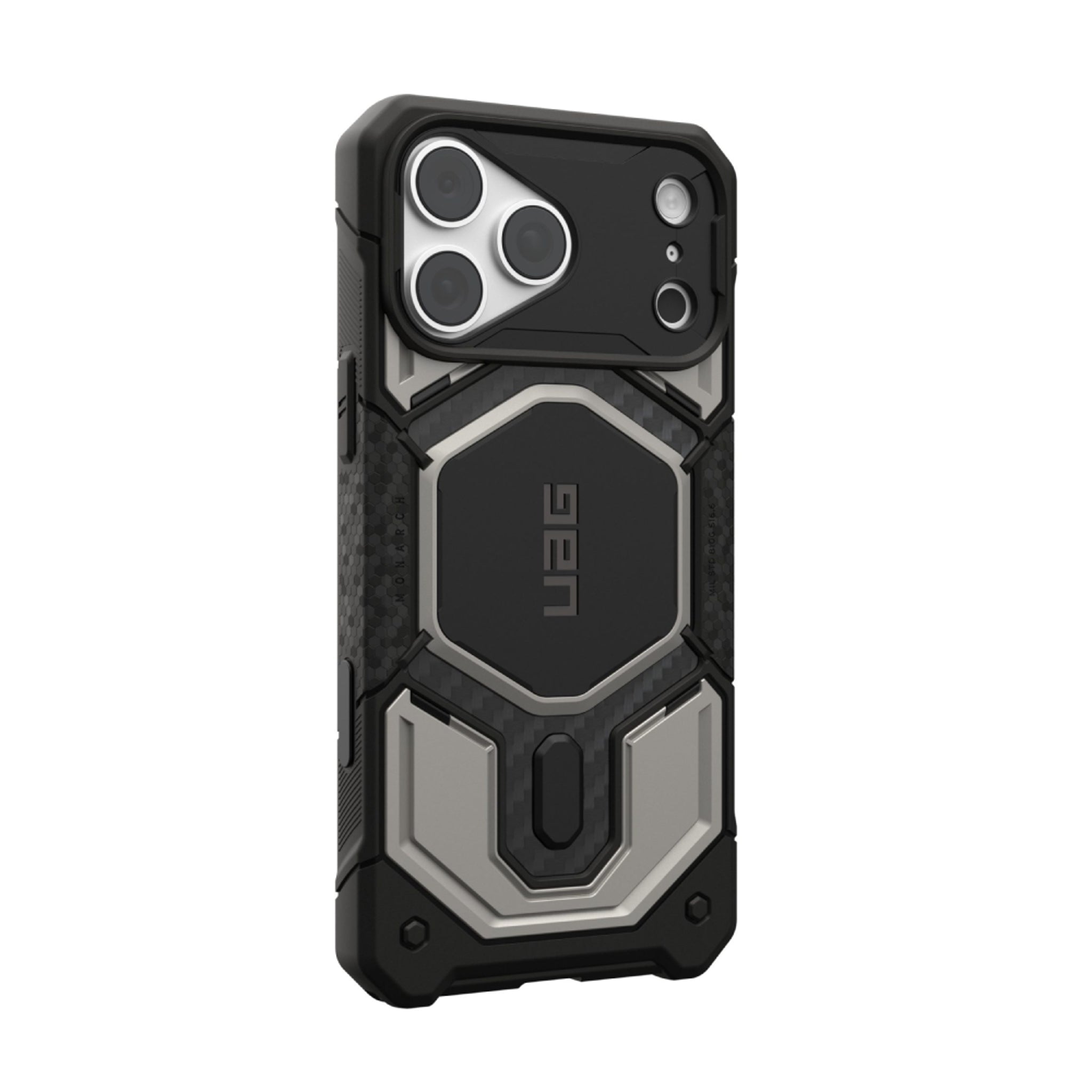 iPhone 18 Pro Max / 17 Pro Max UAG Monarch Pro Cover - MagSafe Kompatibel - Titanium