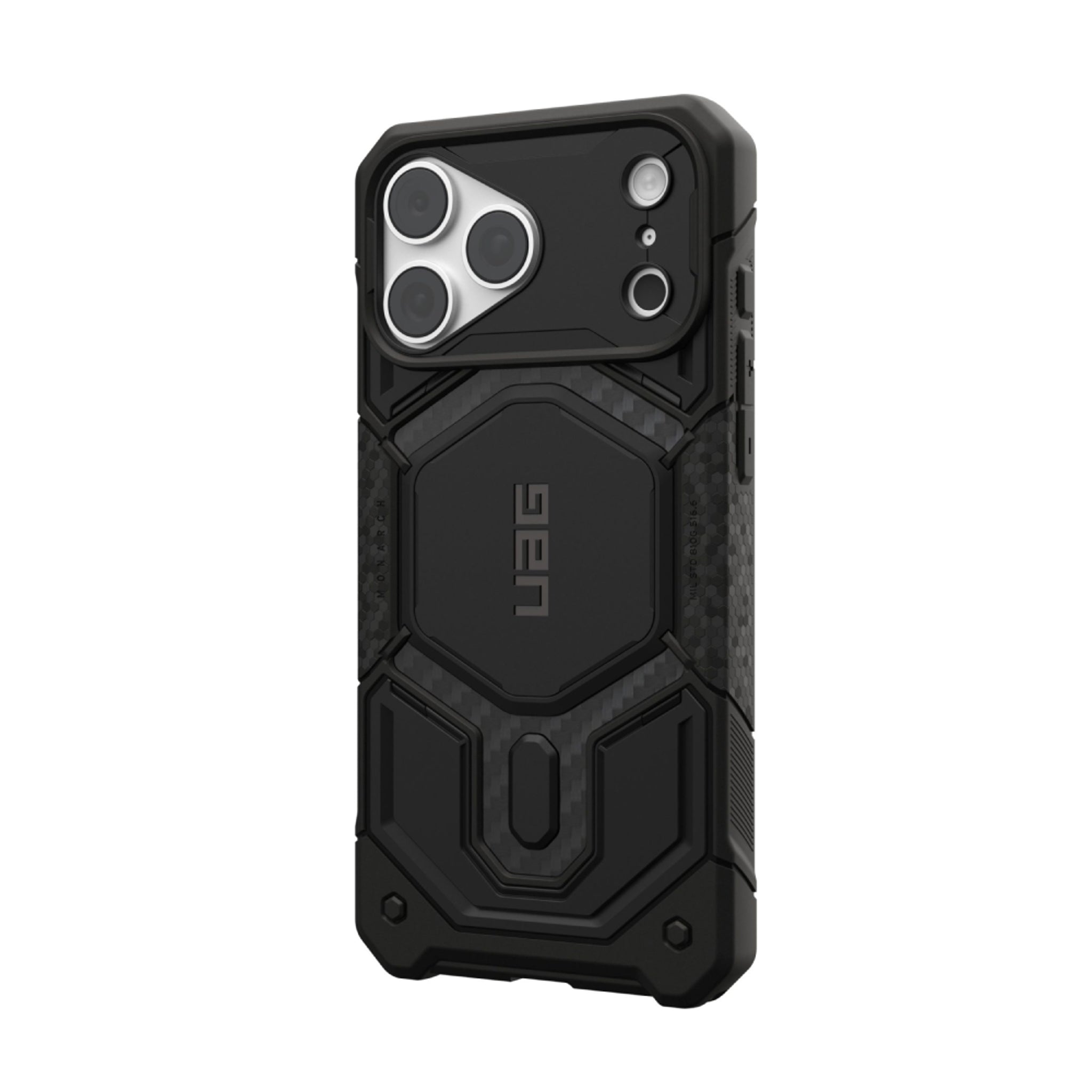 iPhone 18 Pro Max / 17 Pro Max UAG Monarch Pro Cover - MagSafe Kompatibel - Carbon Fiber