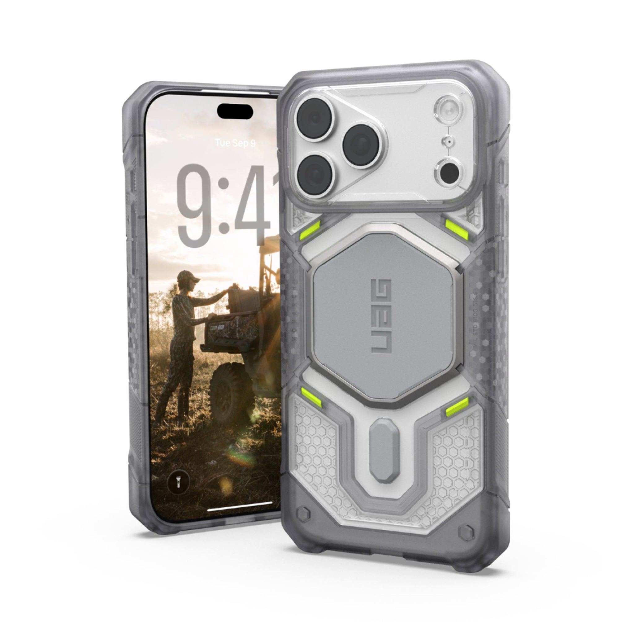 iPhone 18 Pro Max / 17 Pro Max UAG Monarch Pro Cover - MagSafe Kompatibel -Veil Ice