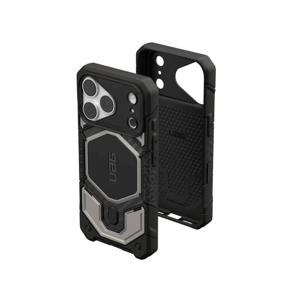iPhone 18 Pro / 17 Pro UAG Monarch Pro Cover - MagSafe Kompatibel - Titanium