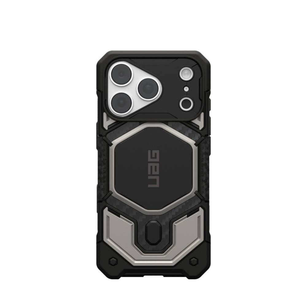 iPhone 18 Pro / 17 Pro UAG Monarch Pro Cover - MagSafe Kompatibel - Titanium