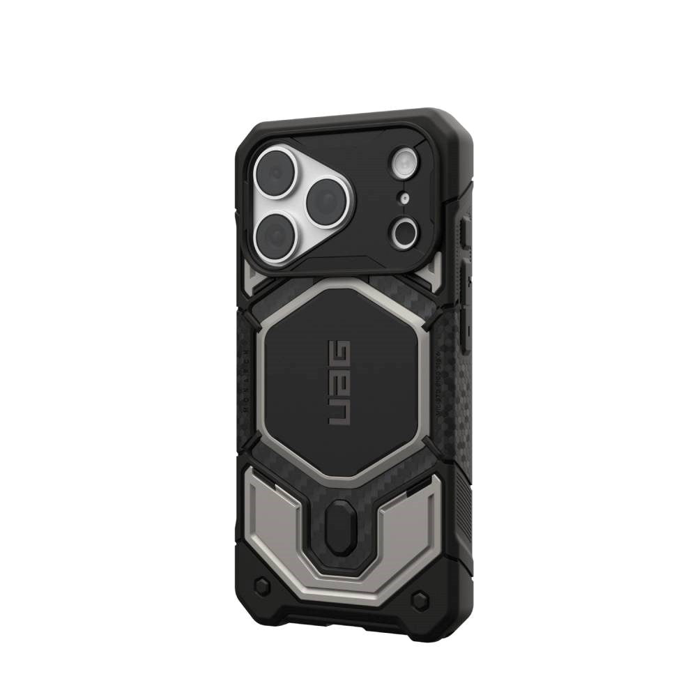 iPhone 18 Pro / 17 Pro UAG Monarch Pro Cover - MagSafe Kompatibel - Titanium