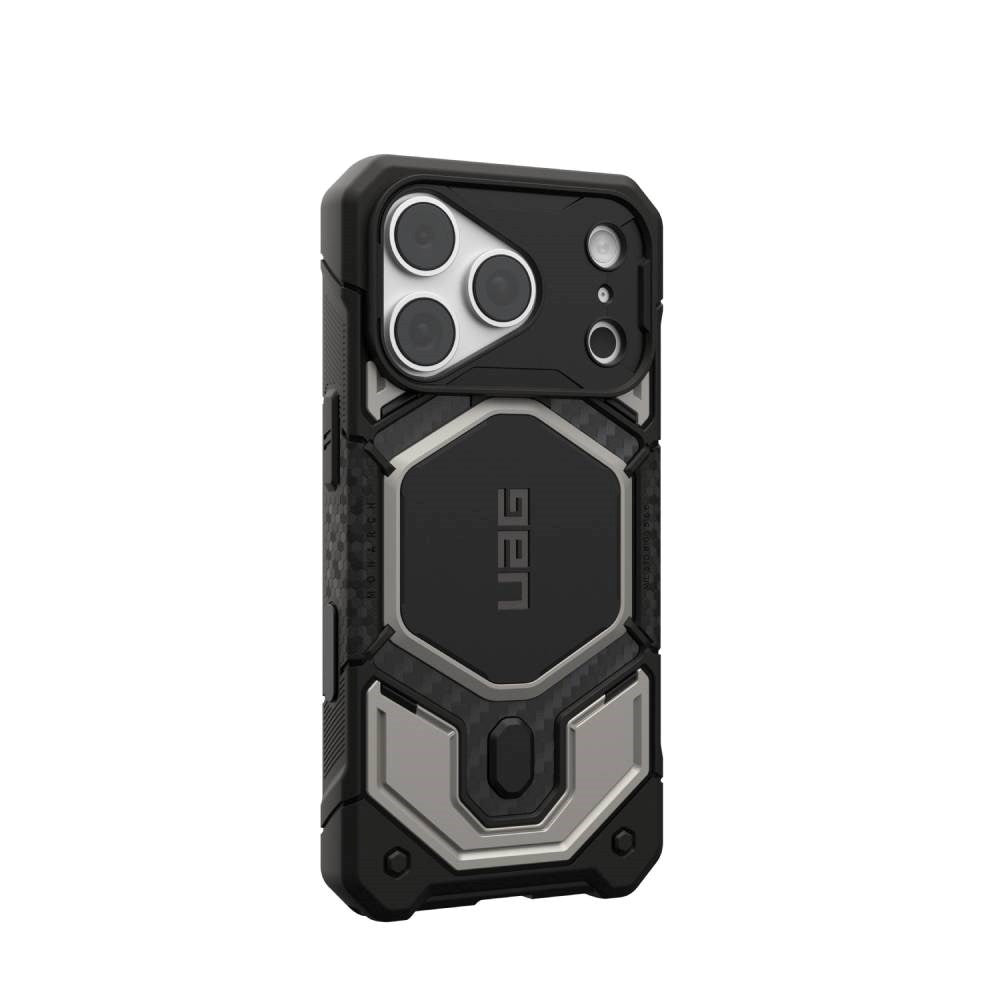 iPhone 18 Pro / 17 Pro UAG Monarch Pro Cover - MagSafe Kompatibel - Titanium