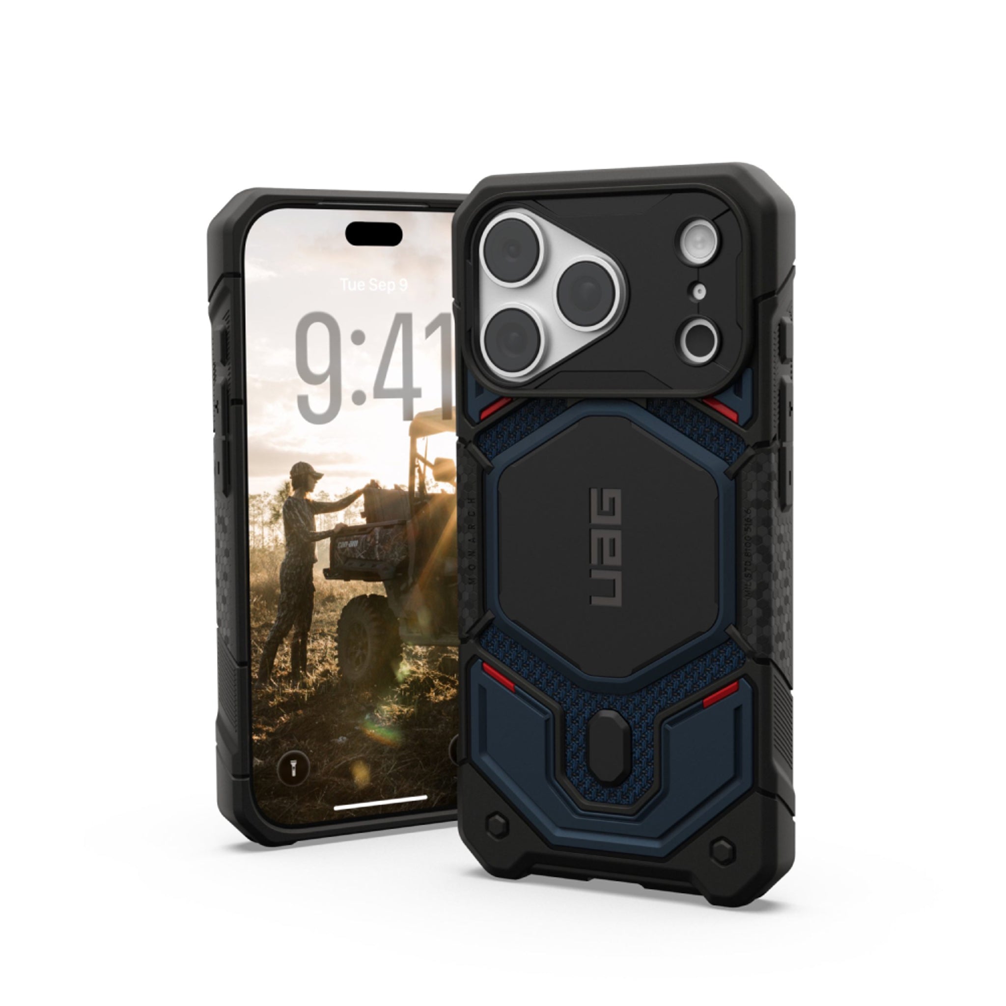 iPhone 18 Pro / 17 Pro UAG Monarch Pro Cover - MagSafe Kompatibel - Kevlar Mallard