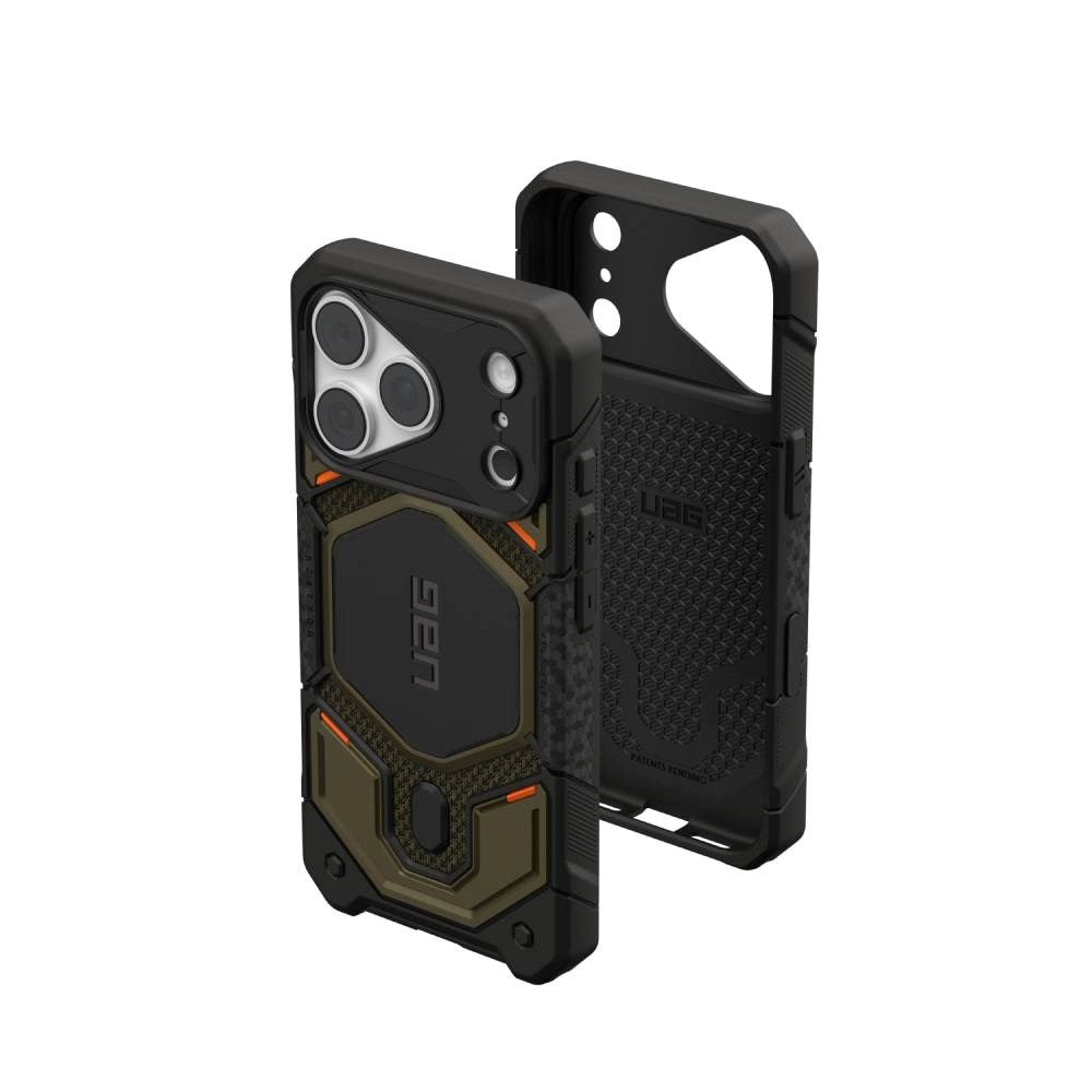 iPhone 18 Pro / 17 Pro UAG Monarch Pro Cover - MagSafe Kompatibel - Kevlar Element Green