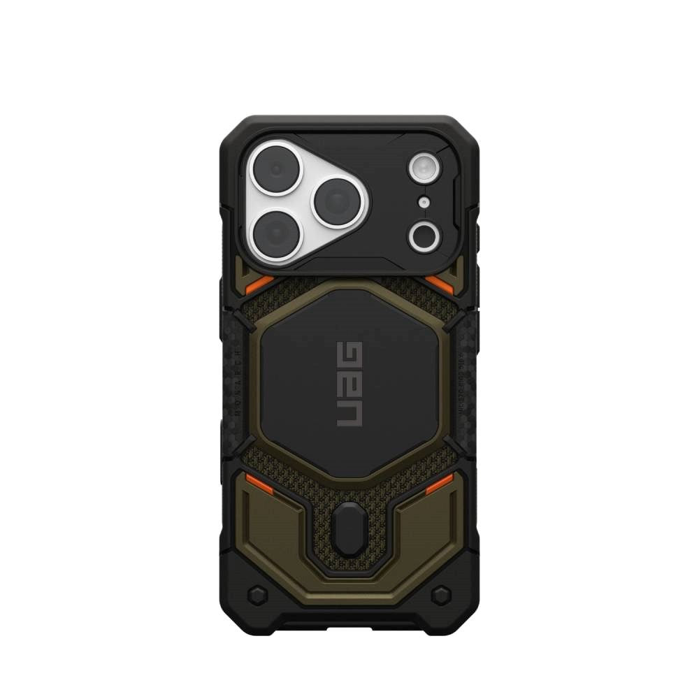 iPhone 18 Pro / 17 Pro UAG Monarch Pro Cover - MagSafe Kompatibel - Kevlar Element Green