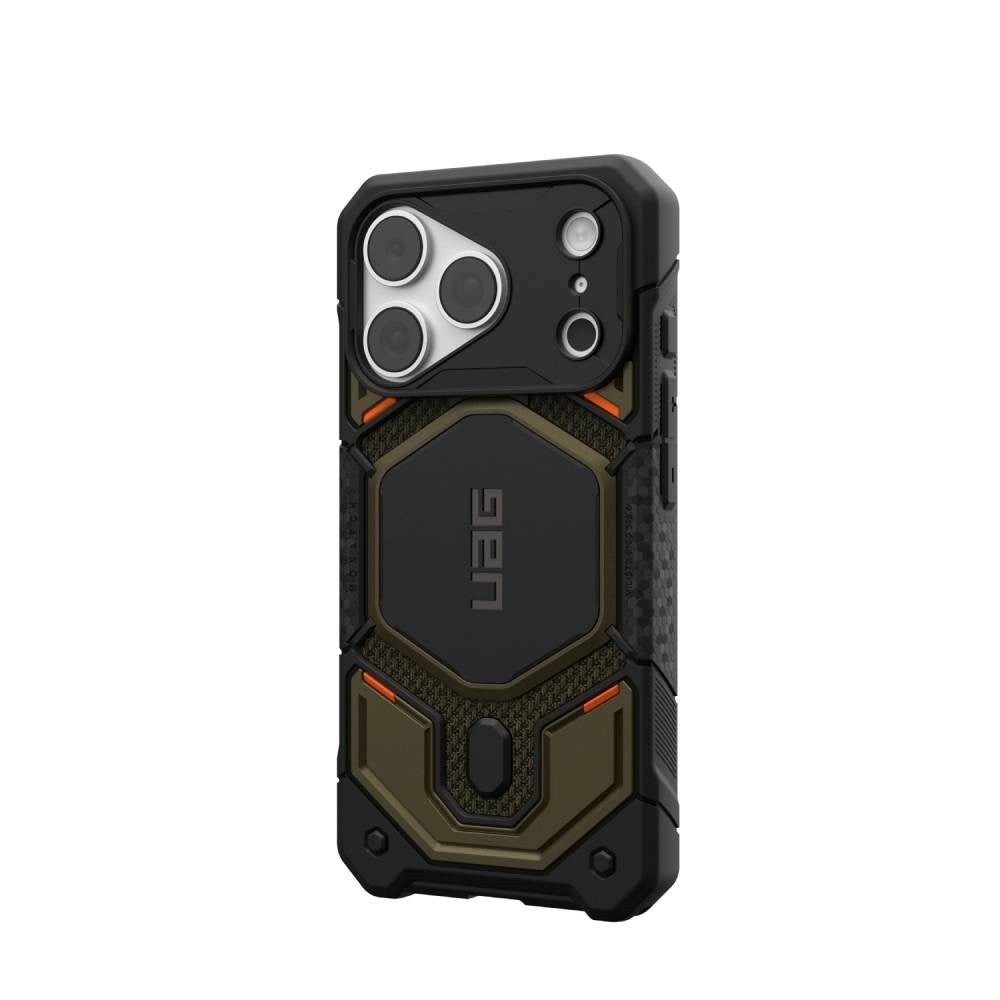 iPhone 18 Pro / 17 Pro UAG Monarch Pro Cover - MagSafe Kompatibel - Kevlar Element Green