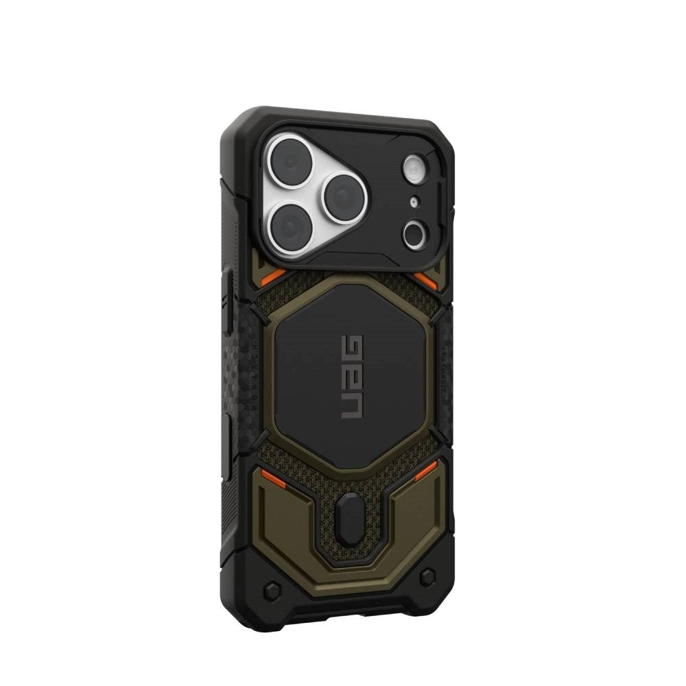 iPhone 18 Pro / 17 Pro UAG Monarch Pro Cover - MagSafe Kompatibel - Kevlar Element Green