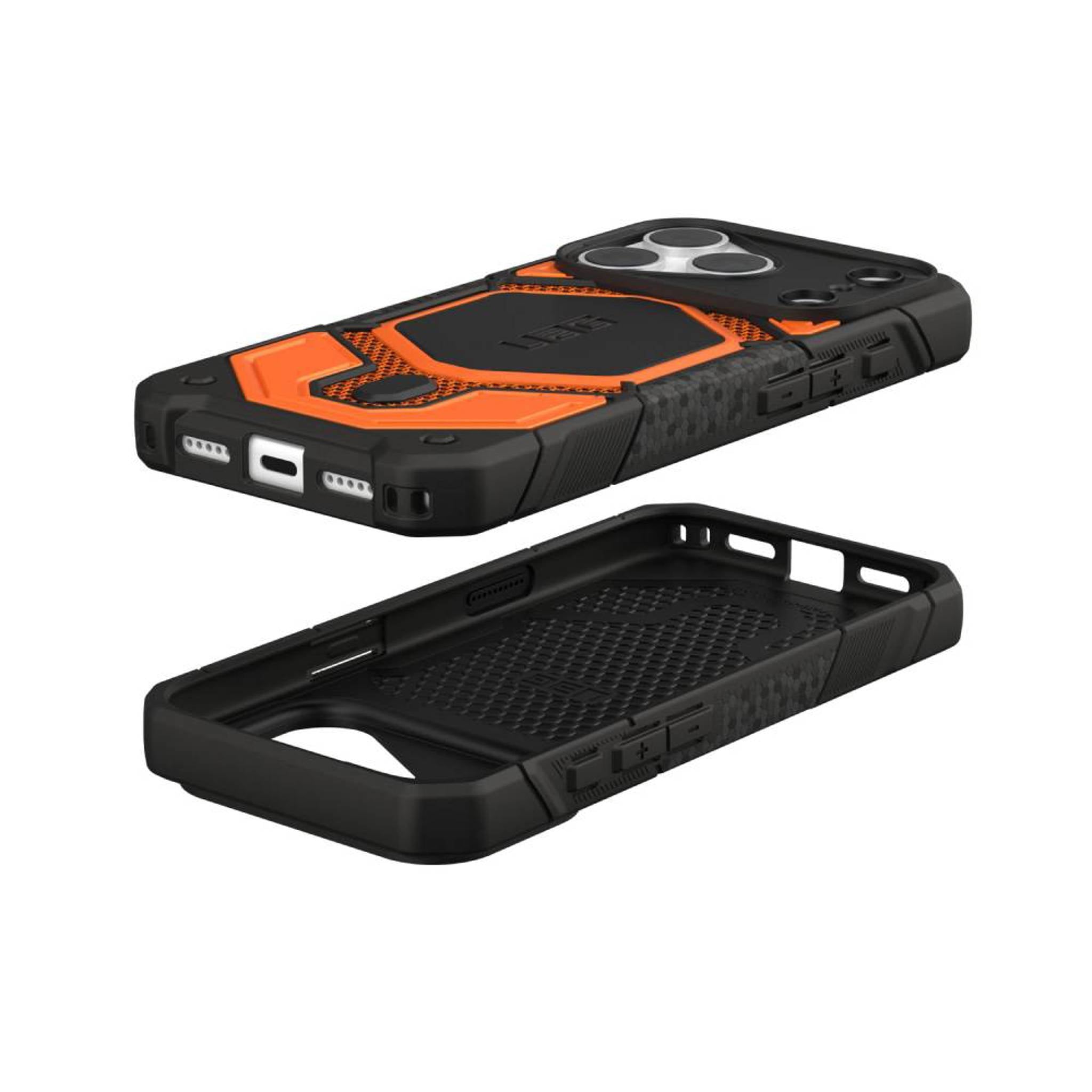iPhone 18 Pro Max / 17 Pro Max UAG Monarch Pro Cover - MagSafe Kompatibel - Kevlar Burnt Orange