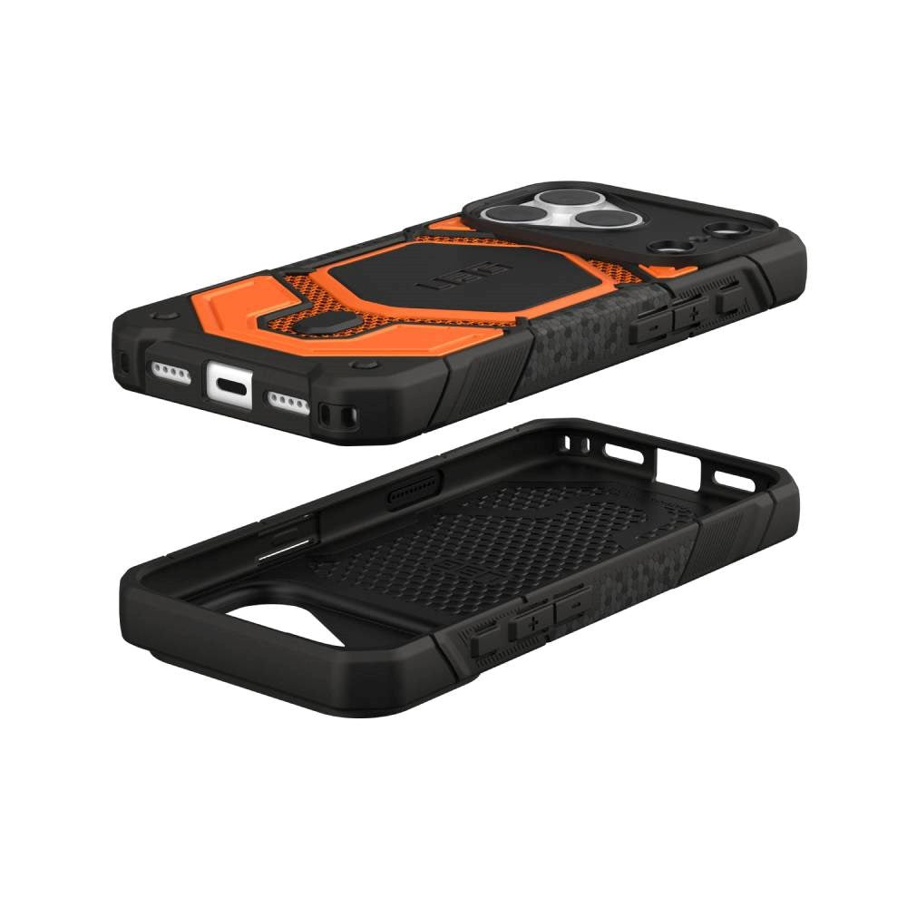 iPhone 18 Pro / 17 Pro UAG Monarch Pro Cover - MagSafe Kompatibel - Kevlar Burnt Orange