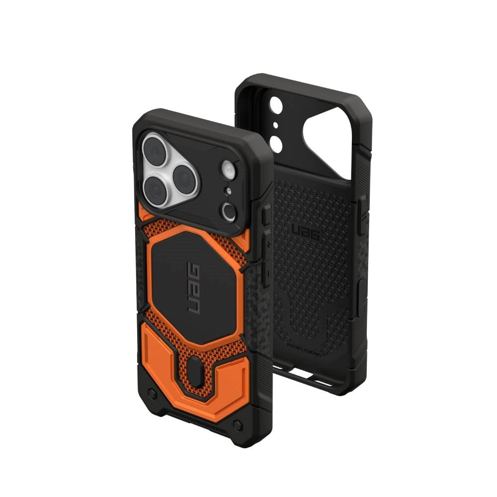 iPhone 18 Pro / 17 Pro UAG Monarch Pro Cover - MagSafe Kompatibel - Kevlar Burnt Orange
