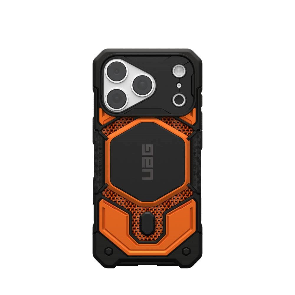 iPhone 18 Pro / 17 Pro UAG Monarch Pro Cover - MagSafe Kompatibel - Kevlar Burnt Orange