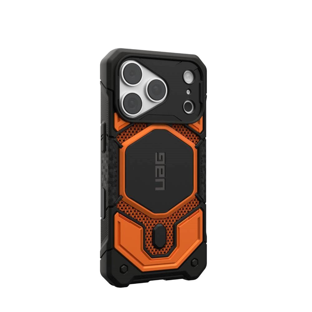 iPhone 18 Pro / 17 Pro UAG Monarch Pro Cover - MagSafe Kompatibel - Kevlar Burnt Orange